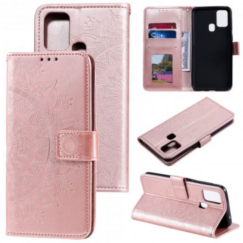 Etui Folio Do Moto G30 / G10 Mandala Niedz