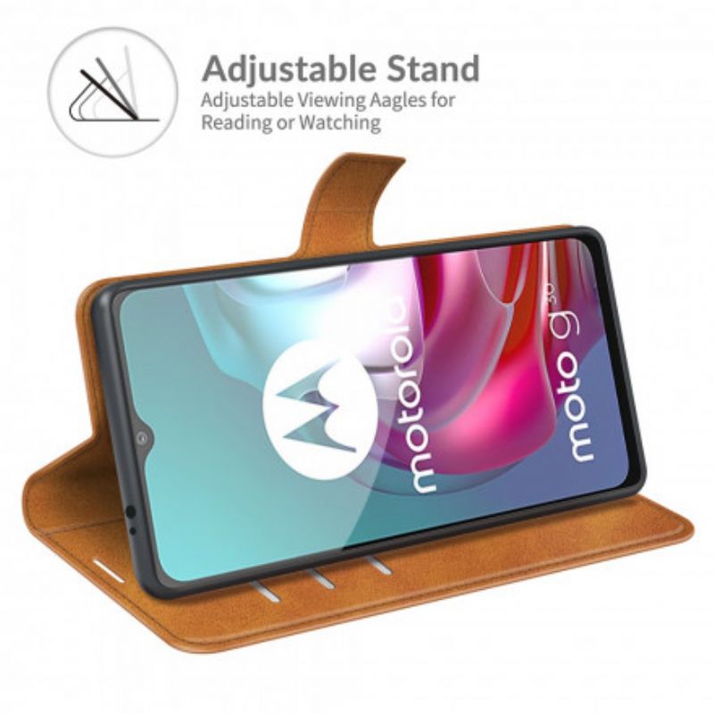 Etui Folio Do Moto G30 / G10 Zapięcie Magnetyczne