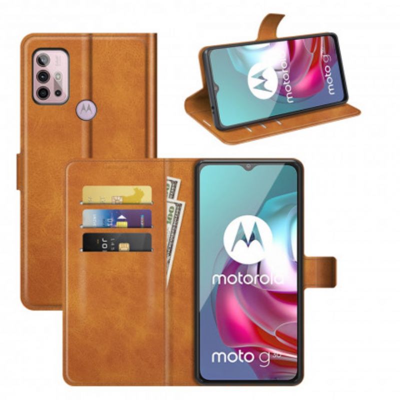 Etui Folio Do Moto G30 / G10 Zapięcie Magnetyczne