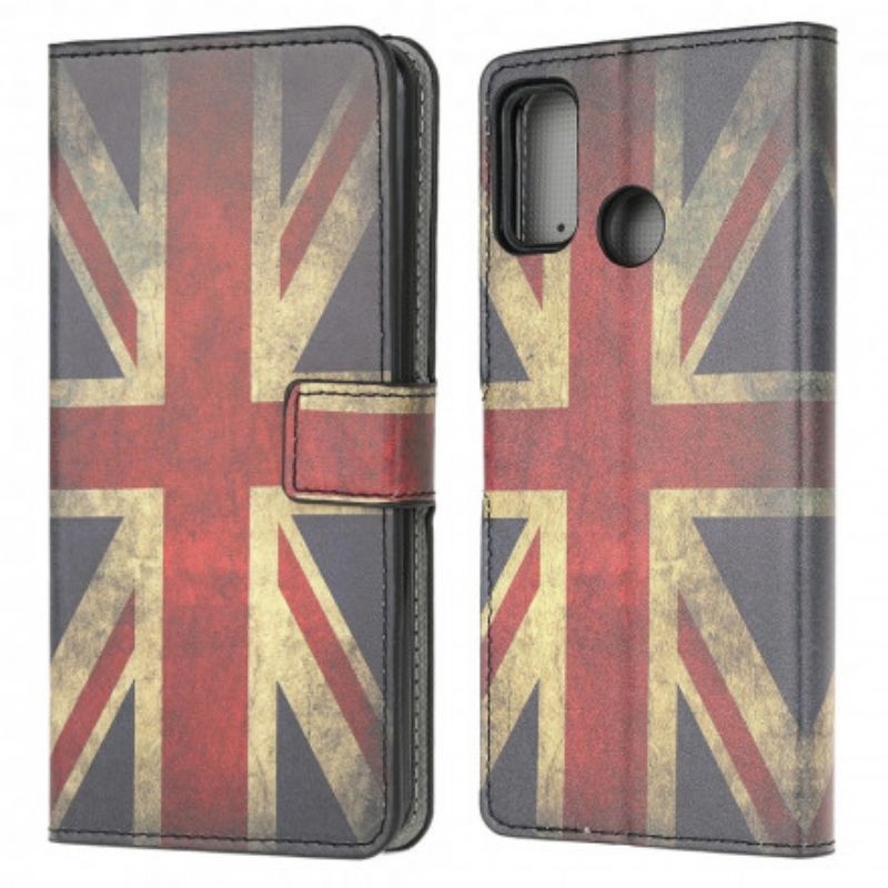 Etui Folio Moto G30 / G10 Flaga Anglii