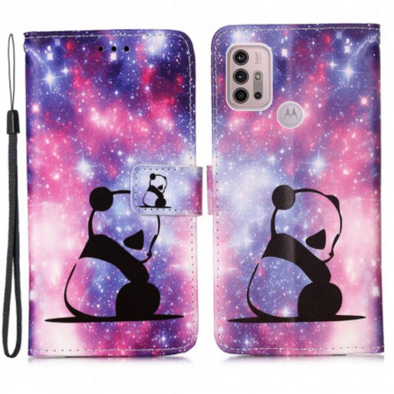 Etui Folio Moto G30 / G10 Panda Galaxy Etui Ochronne