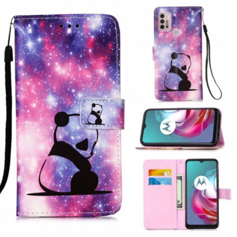 Etui Folio Moto G30 / G10 Panda Galaxy Etui Ochronne