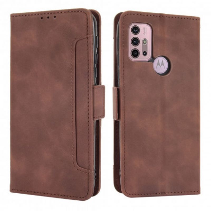 Etui Folio Moto G30 / G10 Pierwsza Klasa Multi-map Etui Ochronne