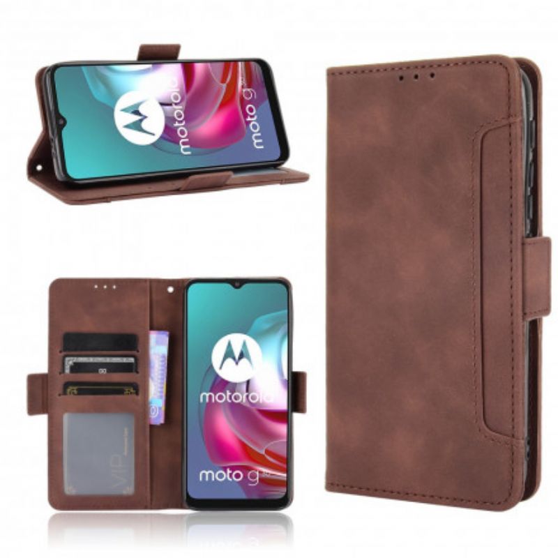 Etui Folio Moto G30 / G10 Pierwsza Klasa Multi-map Etui Ochronne