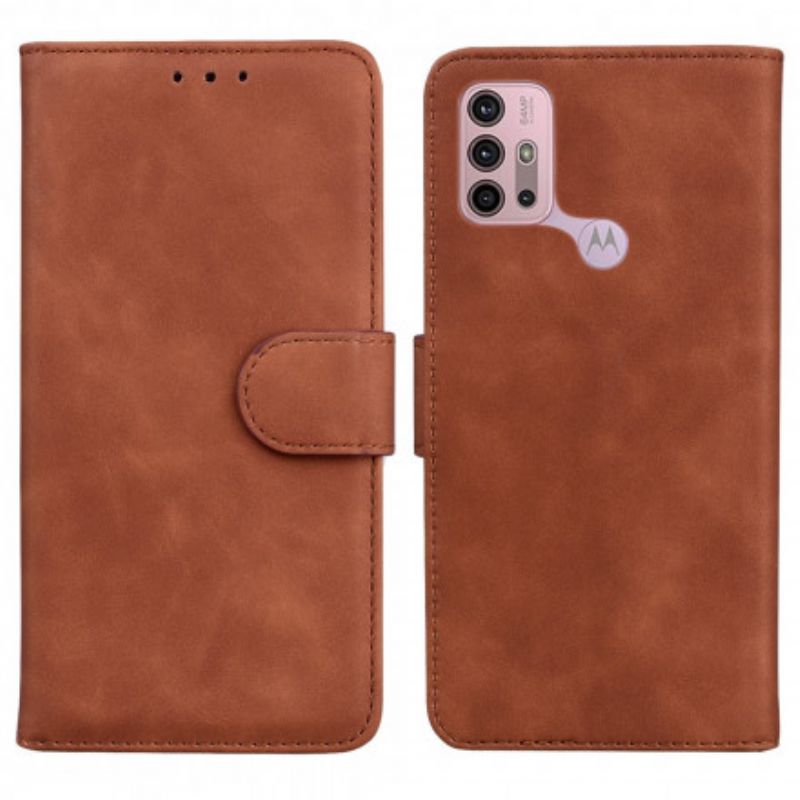 Etui Folio Moto G30 / G10 Styl Skórzany Vintage Couture