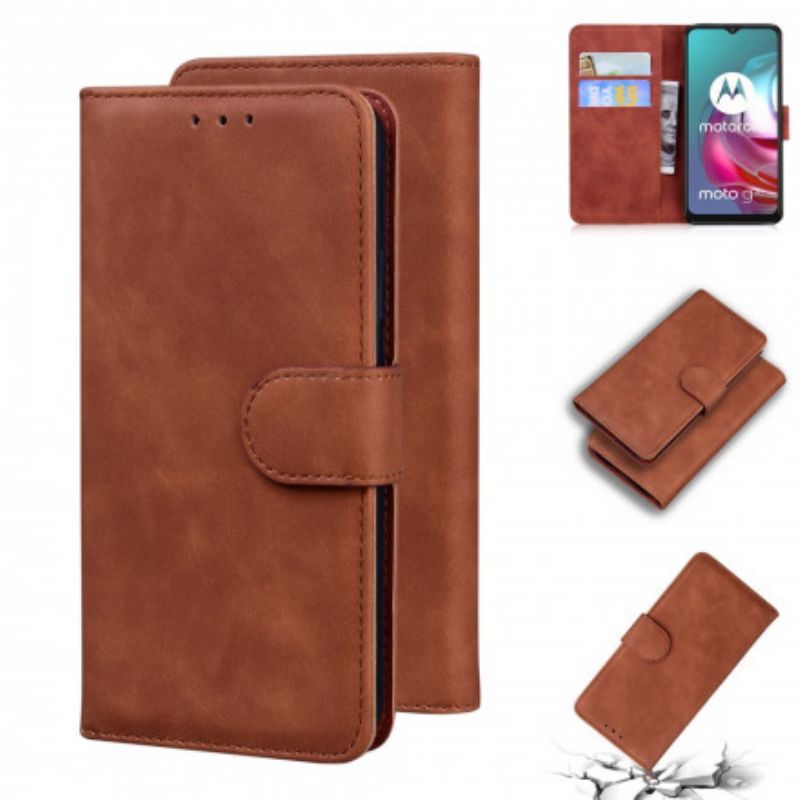 Etui Folio Moto G30 / G10 Styl Skórzany Vintage Couture