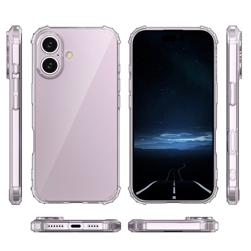 Etui Do iPhone 16 Przezroczysty Wzmocniony