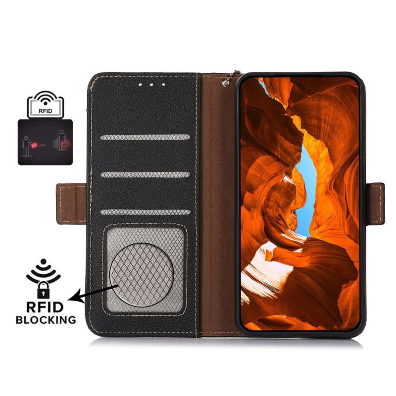 Etui Folio Do iPhone 16 Etui Blokujące Rfid Klasy Premium