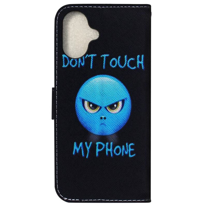 Etui Folio Do iPhone 16 Emoji Telefonu