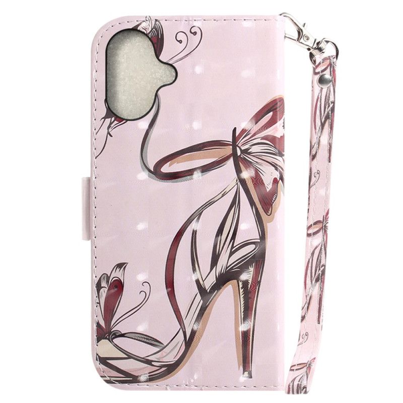 Etui Folio Do iPhone 16 Pompka Z Paskiem