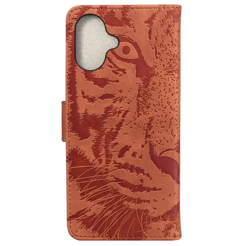 Etui Folio Do iPhone 16 Ślad Tygrysa