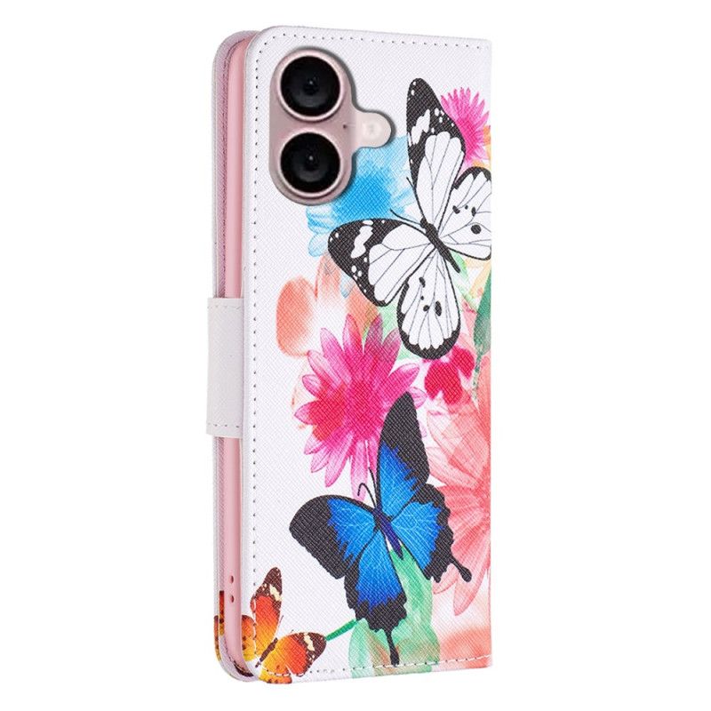 Etui Folio iPhone 16 Dwa Motyle Etui Ochronne