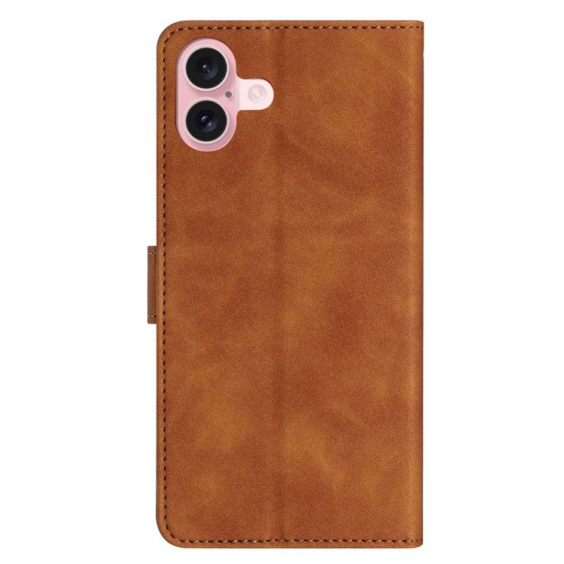 Etui Folio iPhone 16 Fryz Motyli