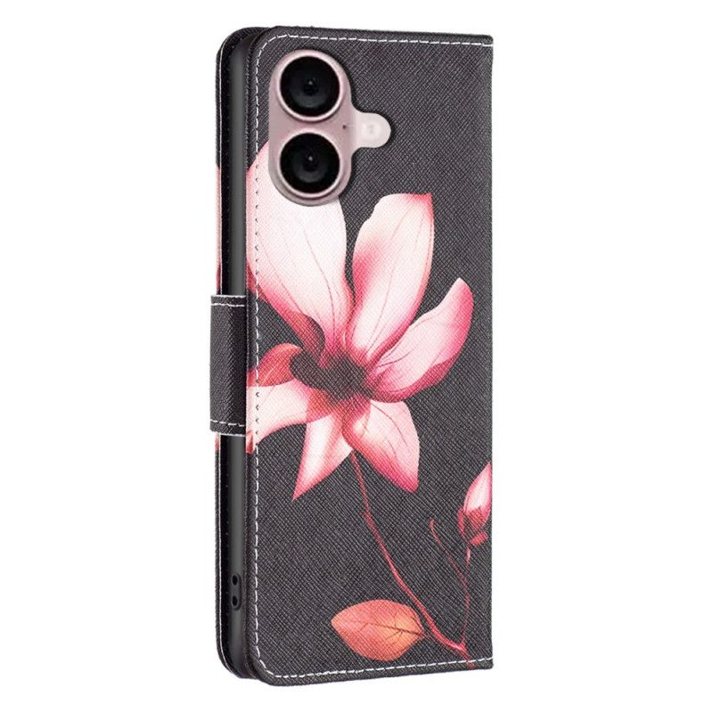 Etui Folio iPhone 16 Lotos Etui Ochronne