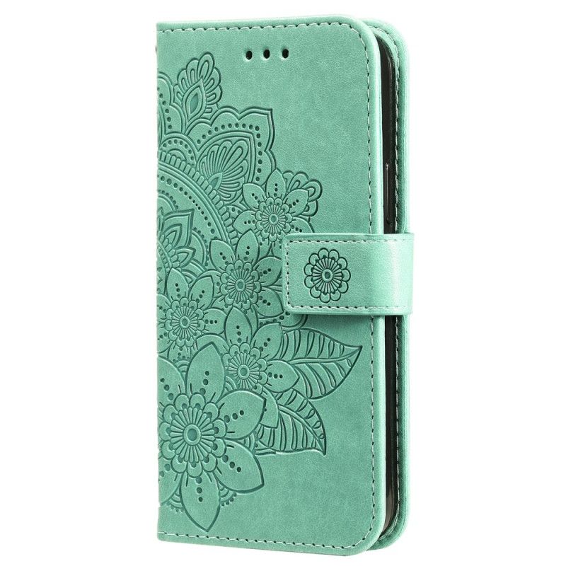 Etui Folio iPhone 16 Nadruk Mandali Z Paskiem