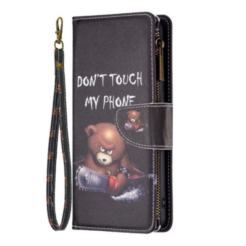 Etui Folio iPhone 16 Portfel Niedźwiedzia