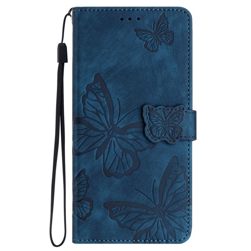 Etui Folio iPhone 16 Portfel W Motyle