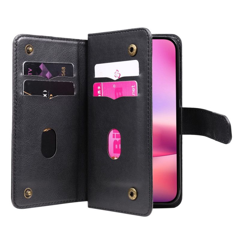 Etui Folio iPhone 16 Posiadacz Wielu Kart