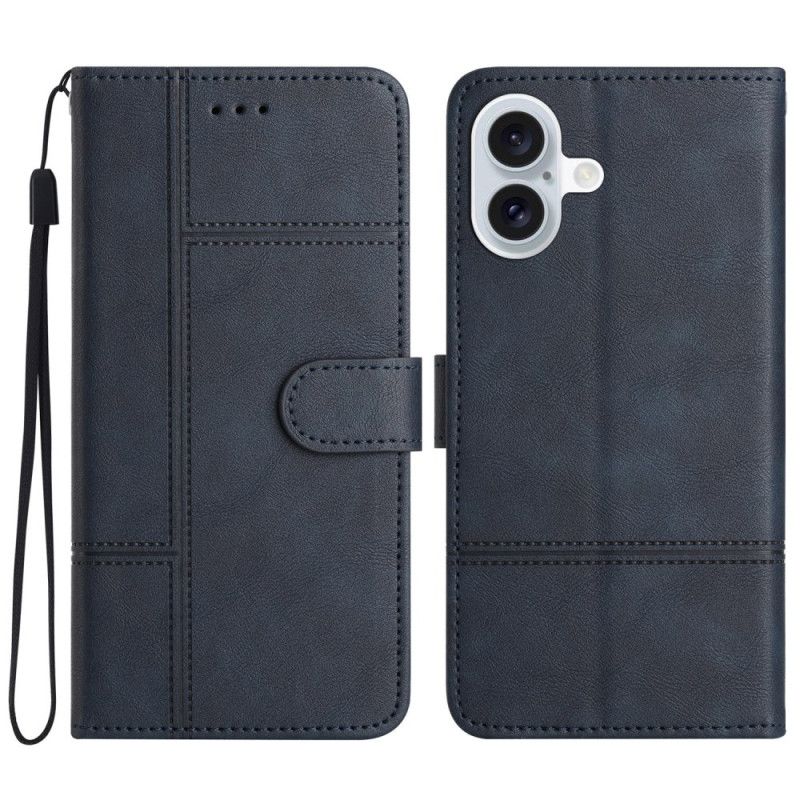 Etui Folio iPhone 16 Styl Biznesowy