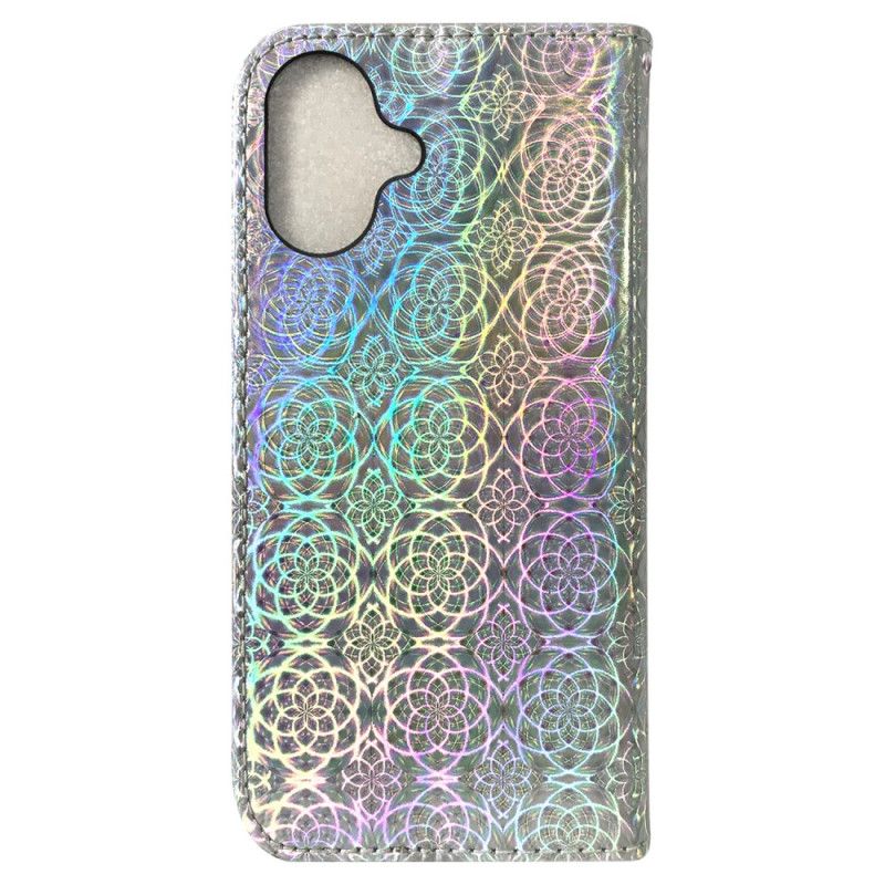 Etui Folio iPhone 16 Styl Dyskotekowy