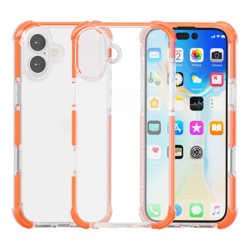 Etui iPhone 16 Kolorowe Krawędzie Etui Ochronne