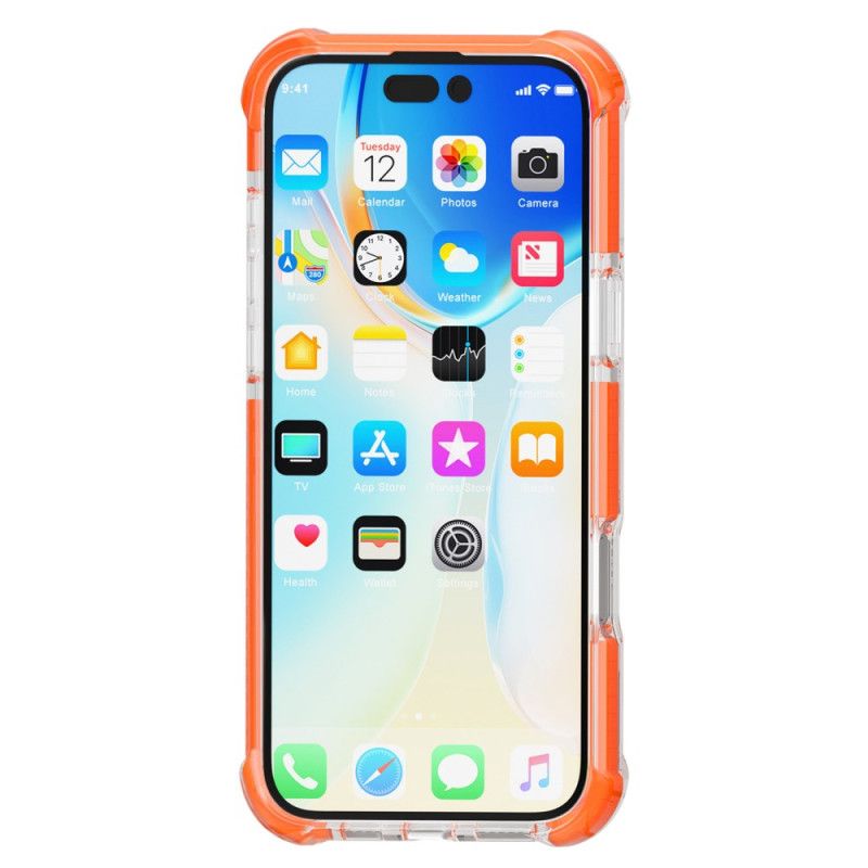 Etui iPhone 16 Kolorowe Krawędzie Etui Ochronne