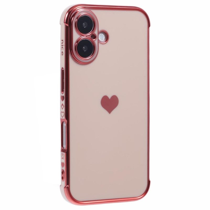 Etui iPhone 16 Wzór Serca