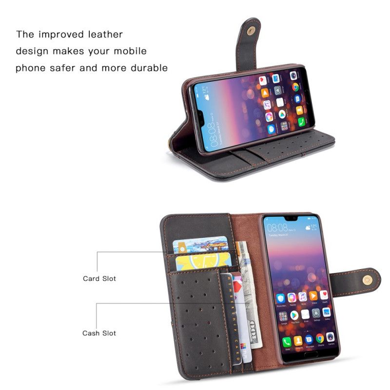 Etui Folio Samsung Galaxy Note 10 Plus Zielony Czerwony Portfel Premium W Stylu Vintage