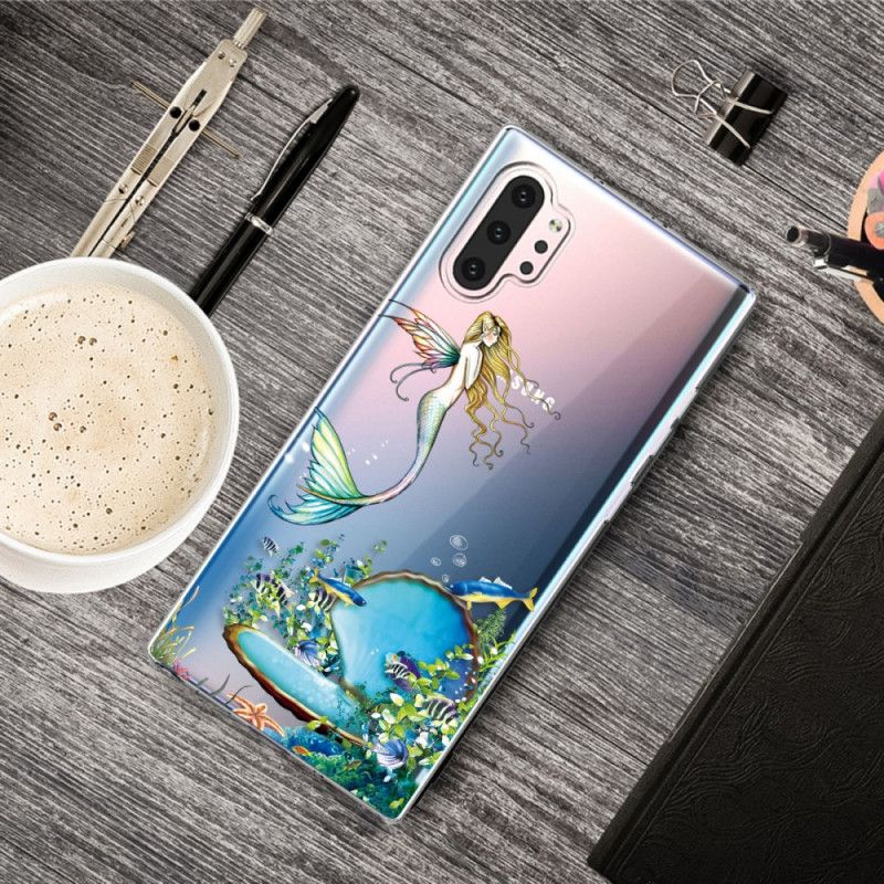 Etui Samsung Galaxy Note 10 Plus Niebieska Syrena Etui Ochronne