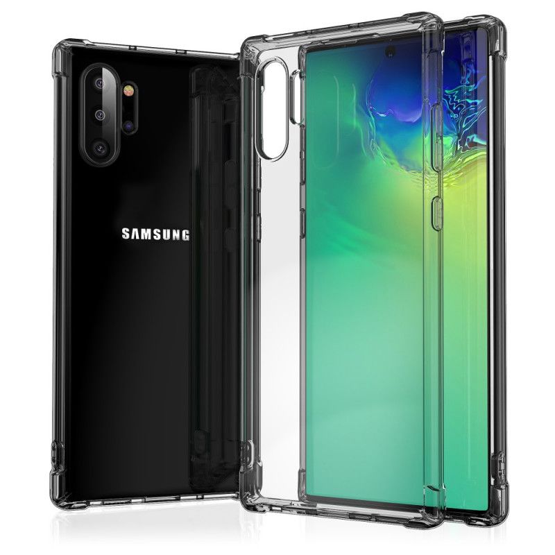 Etui Samsung Galaxy Note 10 Plus Przezroczysty Wzór Leeu