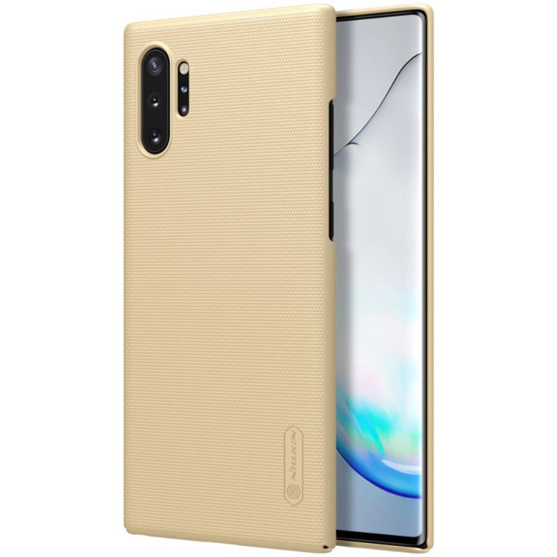 Futerały Samsung Galaxy Note 10 Plus Czarny Etui na Telefon Sztywny Matowy Nillkin