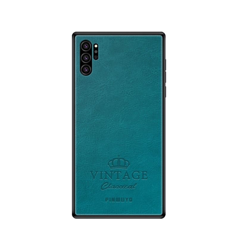 Futerały Samsung Galaxy Note 10 Plus Czerwony Czarny Vintage Pinwuyo