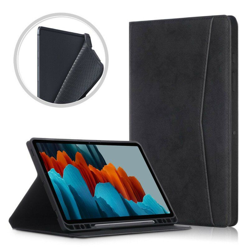 Case do Samsung Galaxy Tab S8 Plus / Tab S7 Plus Biznesowy Efekt Skóry