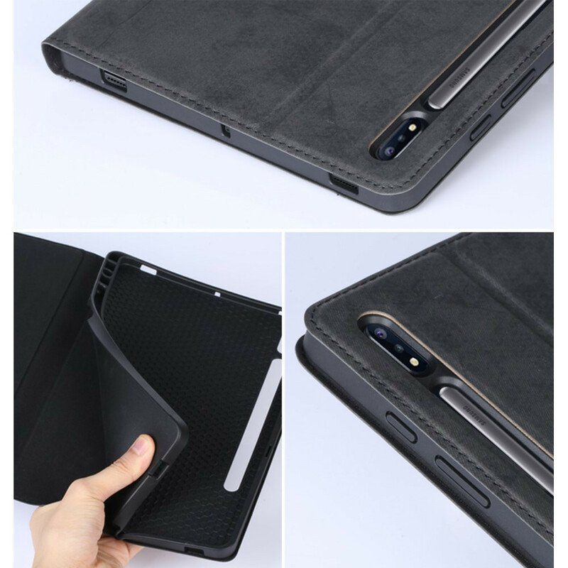 Case do Samsung Galaxy Tab S8 Plus / Tab S7 Plus Biznesowy Efekt Skóry