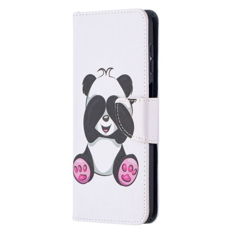 Etui Folio Samsung Galaxy A12 Zabawna Panda