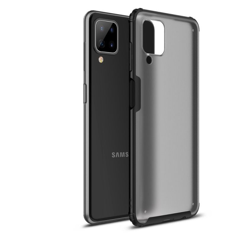 Etui Samsung Galaxy A12 Czerwony Czarny Seria Zbroi Etui Ochronne