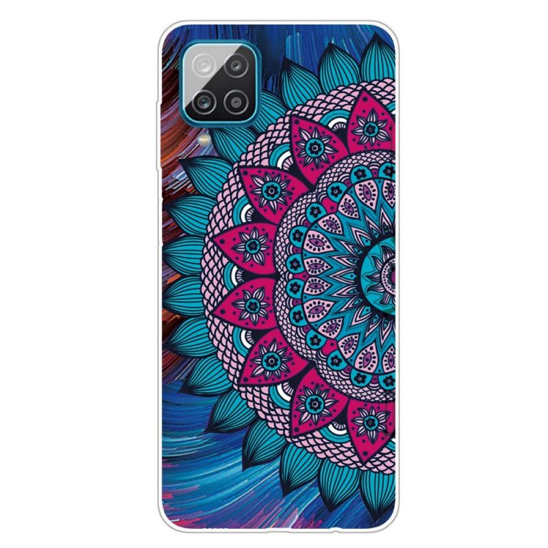 Etui Samsung Galaxy A12 Kolorowa Mandala