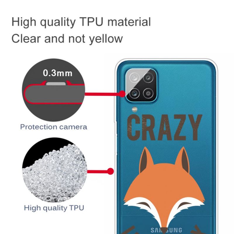 Etui Samsung Galaxy A12 Lis / Szalony Jak Lis Etui Ochronne