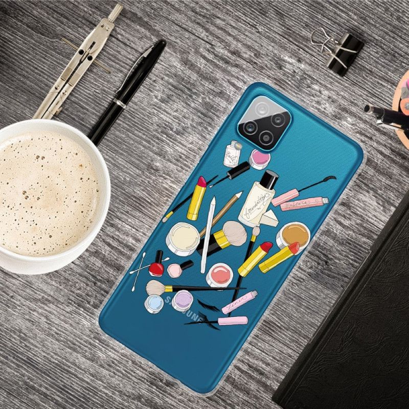 Etui Samsung Galaxy A12 Makijaż Górny