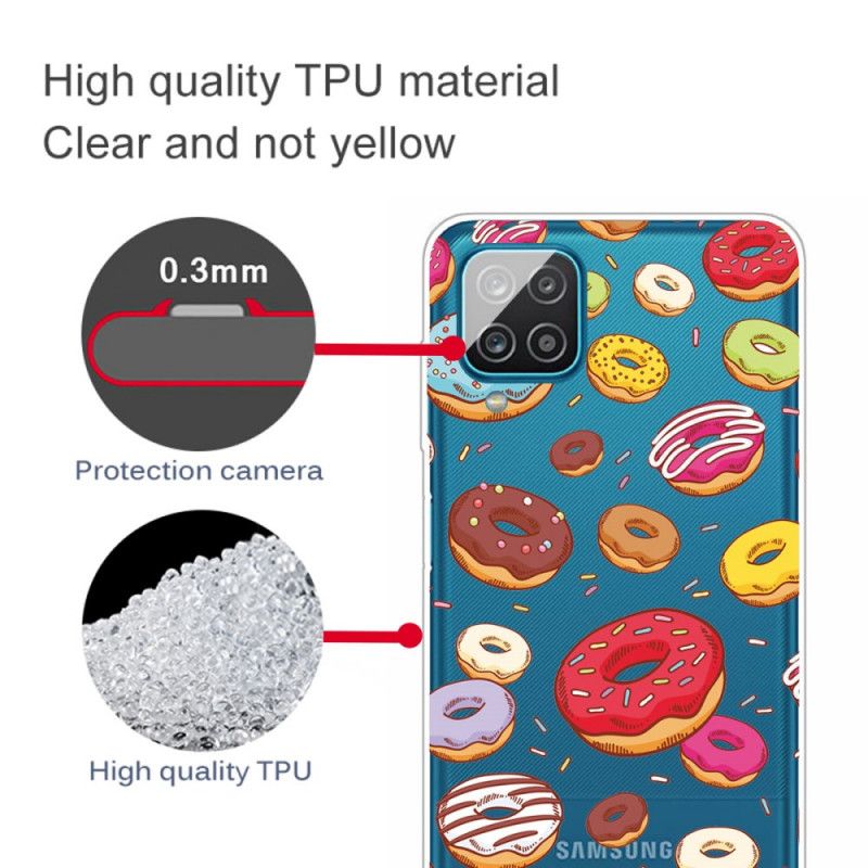 Etui Samsung Galaxy A12 Pączki Miłości