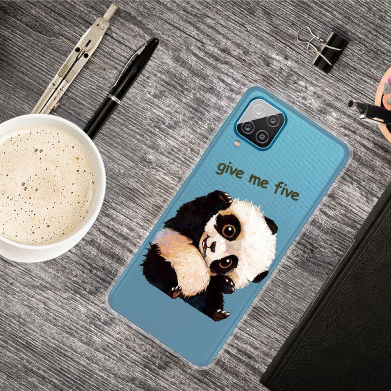 Etui Samsung Galaxy A12 Przezroczysta Panda. Daj Mi Pięć Etui Ochronne