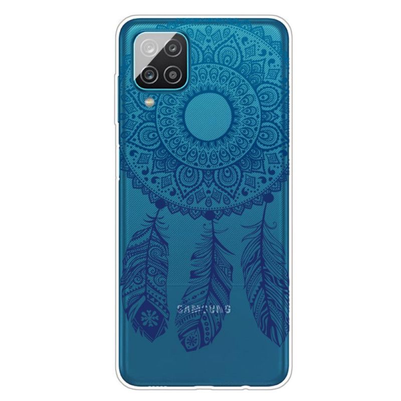 Etui Samsung Galaxy A12 Wyjątkowa Kwiatowa Mandala