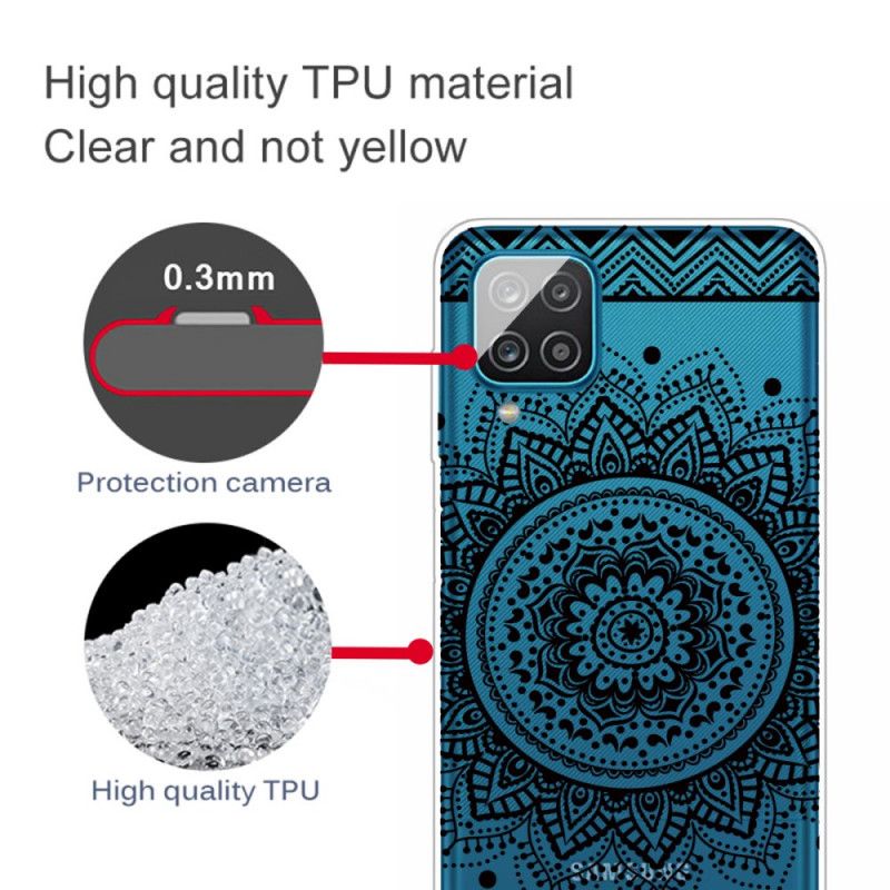 Etui Samsung Galaxy A12 Wysublimowana Mandala Etui Ochronne