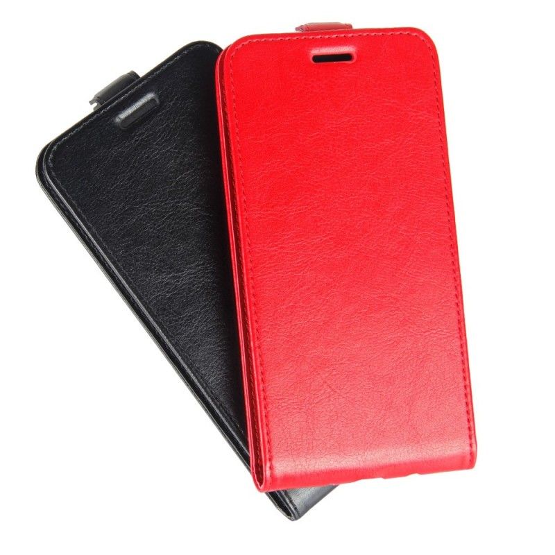 Etui Folio iPhone XS Biały Czarny Składanie W Stylu Retro