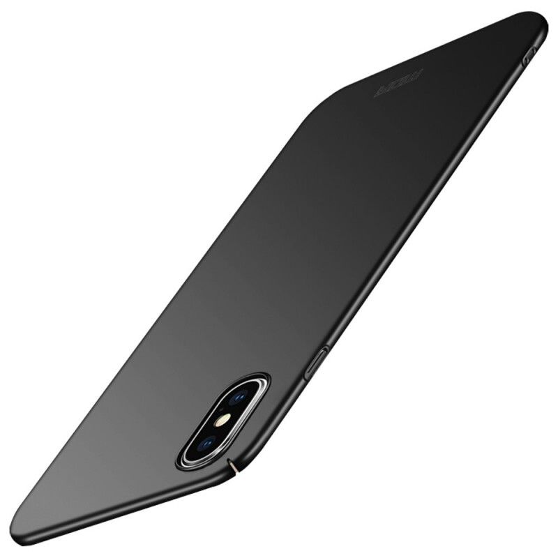 Etui iPhone XS Czerwony Czarny Mofi Etui Ochronne