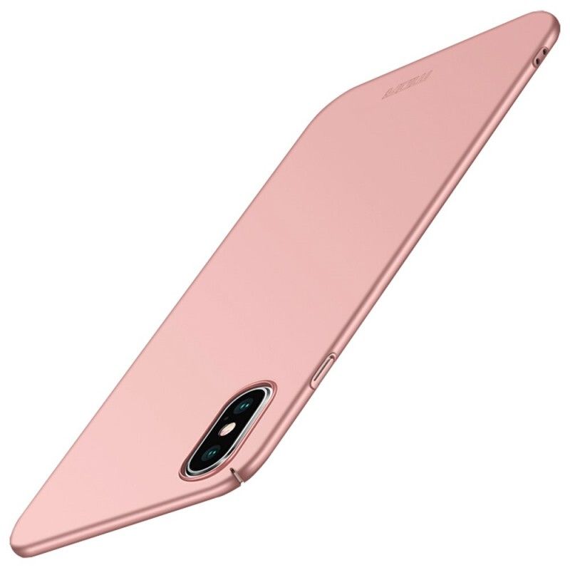 Etui iPhone XS Czerwony Czarny Mofi Etui Ochronne