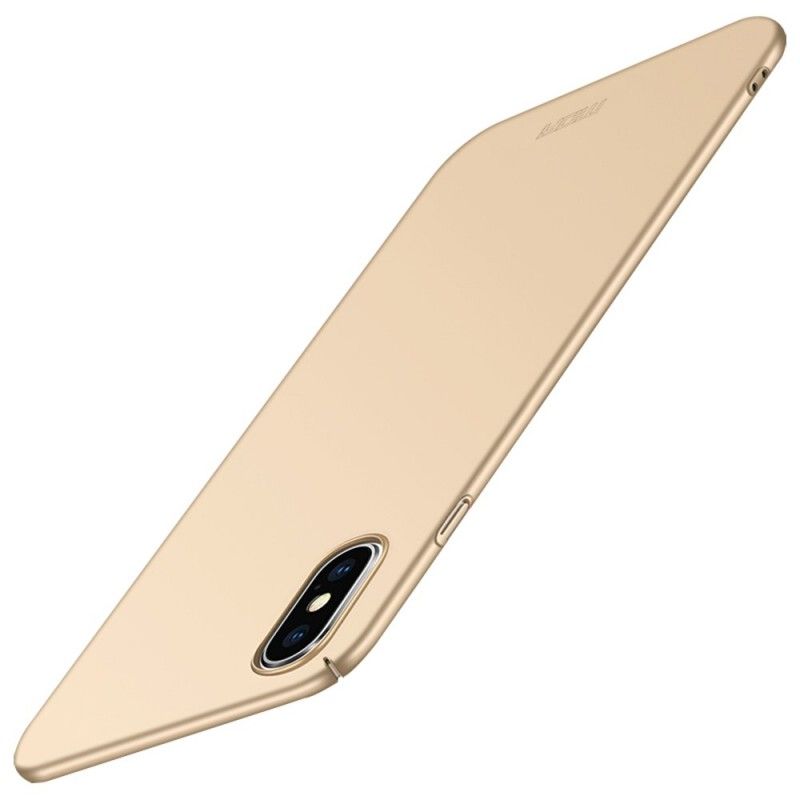 Etui iPhone XS Czerwony Czarny Mofi Etui Ochronne