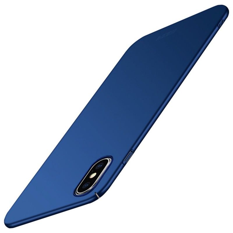 Etui iPhone XS Czerwony Czarny Mofi Etui Ochronne