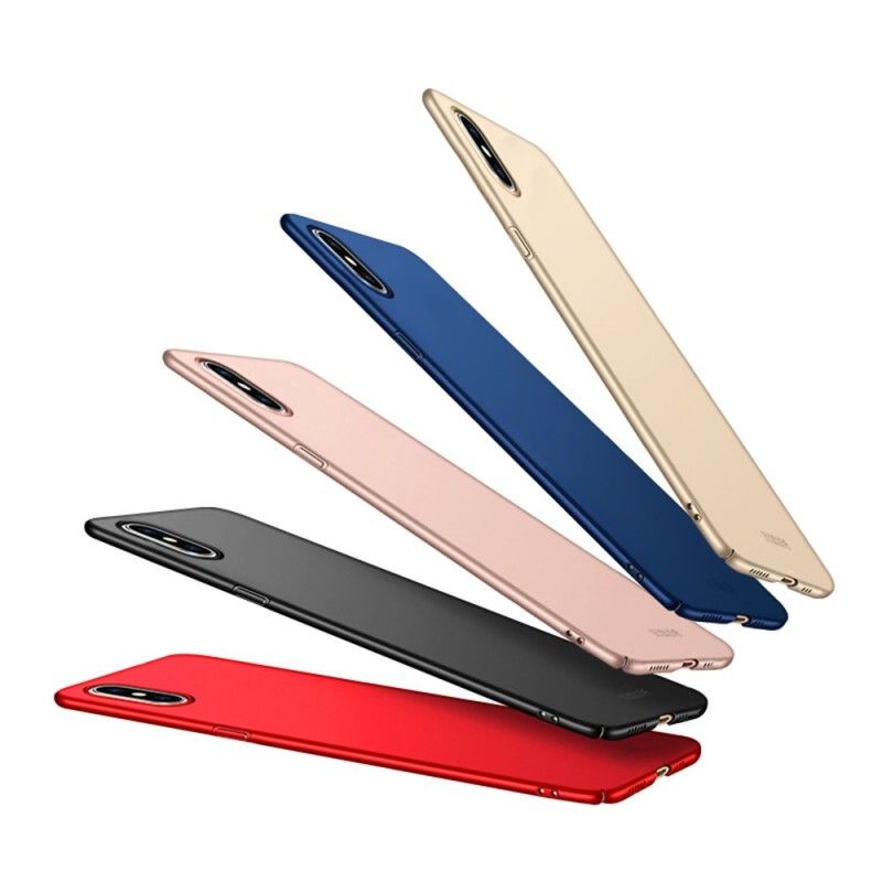 Etui iPhone XS Czerwony Czarny Mofi Etui Ochronne