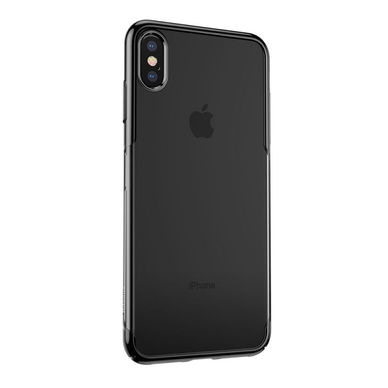 Etui iPhone XS Czerwony Seria Świecąca Baseus